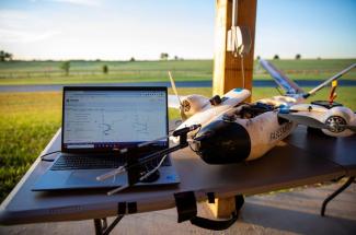Fixed wing UAVs equipped with an array of meteorological sensors will provide data used to improve local weather models. 